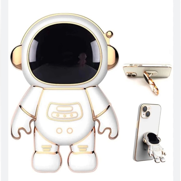 NWOT 2pc Magnetic Ring Mobile Phone Holder & Astronaut Phone stand - Picture 4 of 5